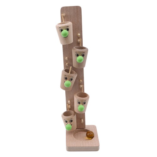 wooden tree marble run